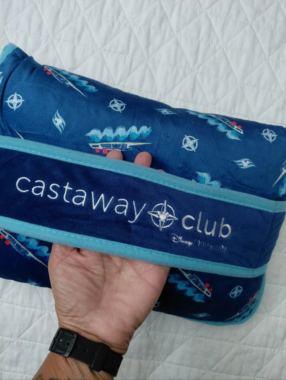 Disney Cruise Line pillow blanket